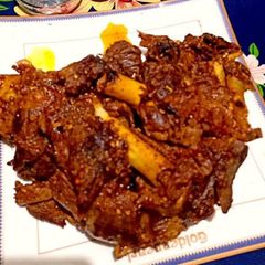 A picture of Mutton steam raan.
