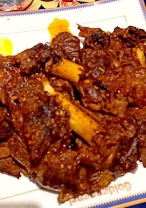 A picture of Mutton steam raan.