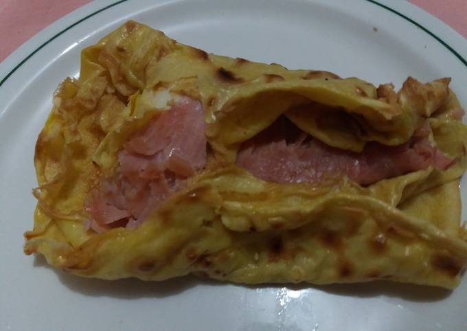 Crepes prosciutto e scamorza