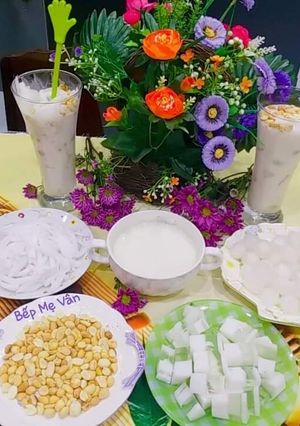 Hình của món Chè dừa dầm.