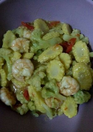 Foto resep Capcay udang sederhana