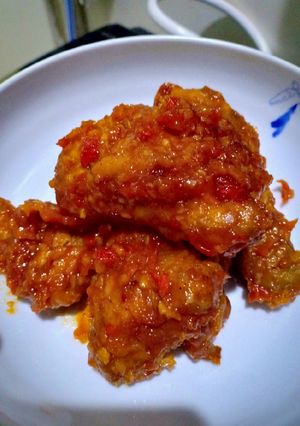 Foto resep Spicy fire chicken ala recheese