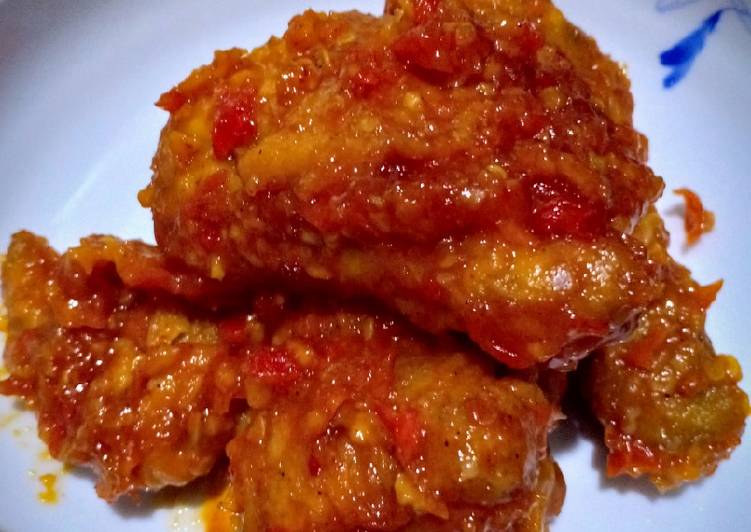 Spicy fire chicken ala recheese