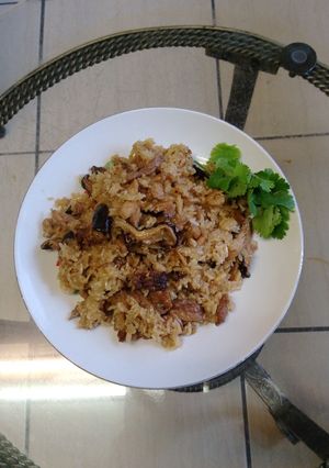 古早味香菇油飯 的食譜成品照片