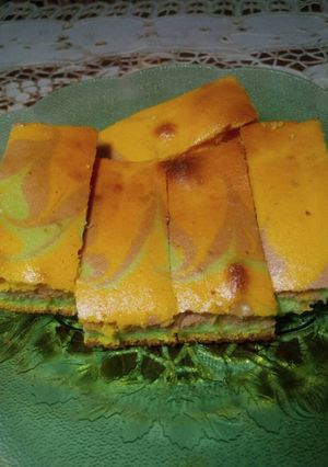 Foto resep 'bolu pelangi' batik ala saya