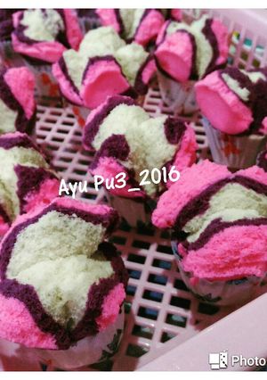 Foto resep 5. Bolu Kukus Mekar No soda/Sprit (kya kapas)
