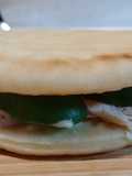 Easy chicken & cucumber sandwich