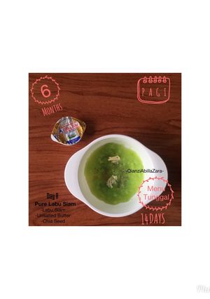Foto resep MPASI 6 Bulan PURE LABU SIAM