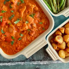 A picture of Chicken & Lentil Stew.