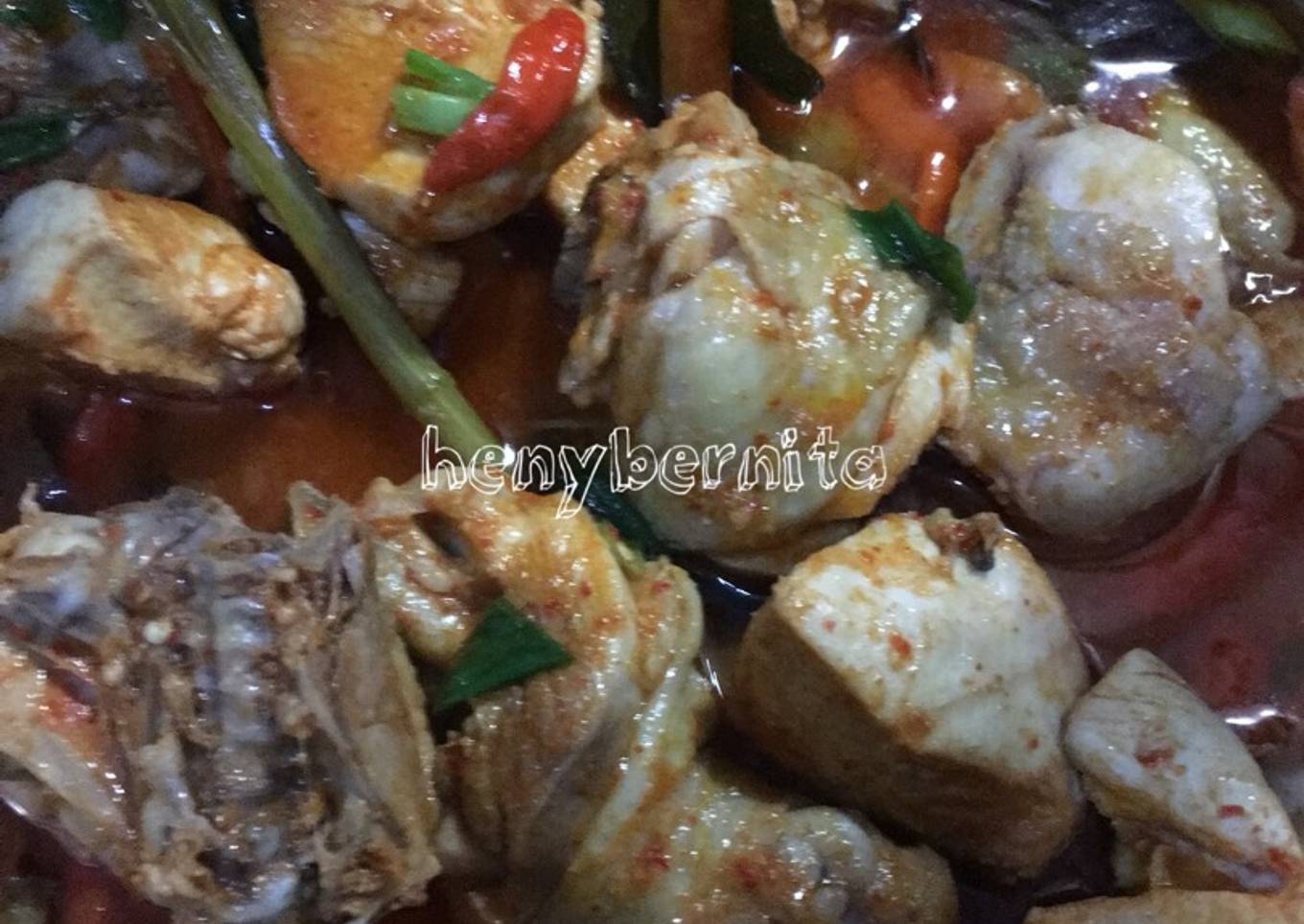 Rica rica ayam <br />#bikinramadanberkesan