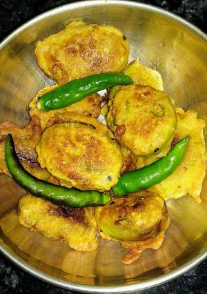 A picture of Stuffed spine gourd fry(pur vora kankrol vaja).