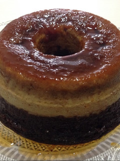 Una foto de Chocoflan