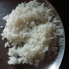 A picture of Plain rice.