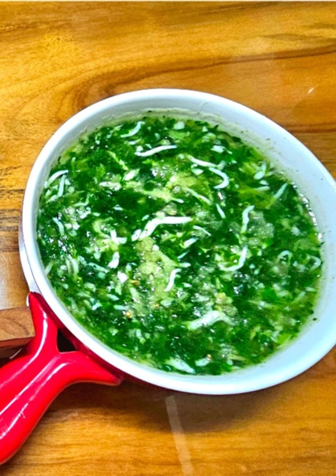 翡翠銀魚（羹） 的食譜成品照片
