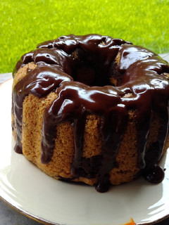 Una foto de Torta marmolada de avena