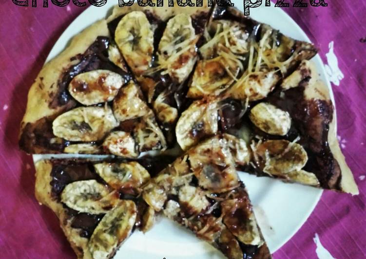  Resep  Choco banana pizza  pizza  coklat  oleh evie 