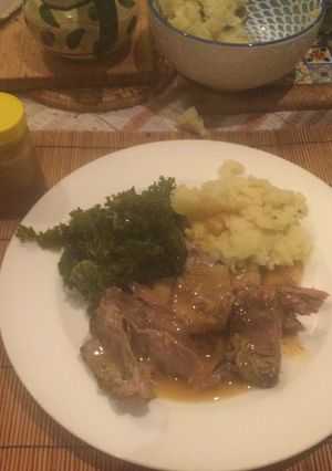 A picture of Pot Roast leg of Lamb.