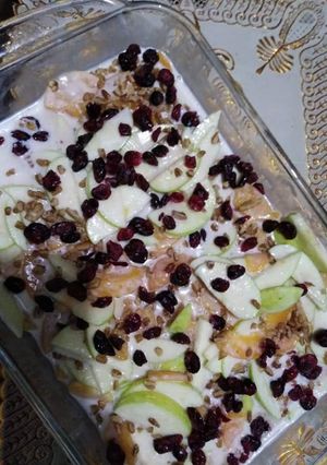 Una foto de Postre con manzana