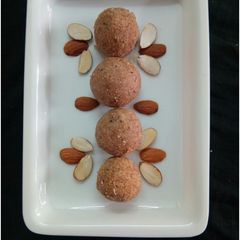 A picture of Churma ladoo.