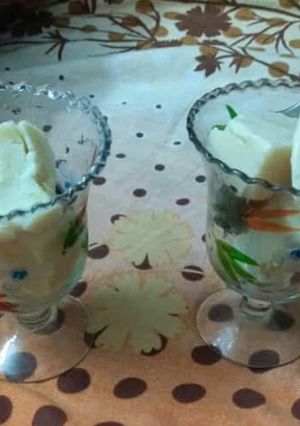 A picture of Custard ice cream.