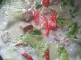 Sayur lodeh sawi putih/lobor campur tempe