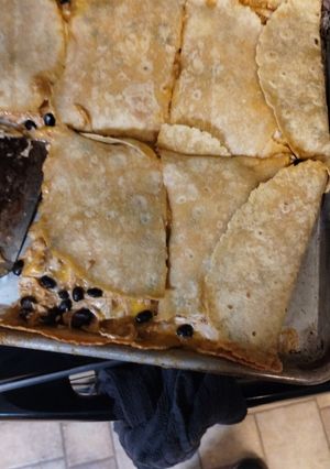 A picture of Sheet Pan Chicken Quesadilla GF DF.