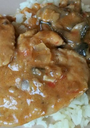 Bakonyi csirkemell recept fotója
