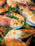 Camarones al ajillo