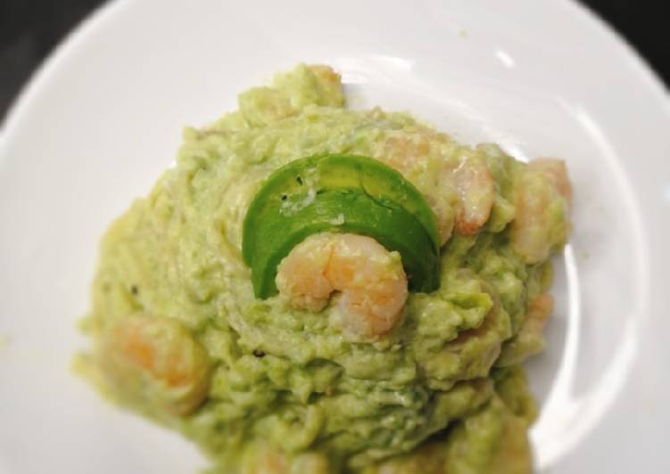 〖牛油果蝦仁意粉〗：