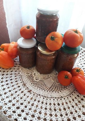 O poză a rețetei Roșii cu ardeii pentru ciorba.