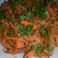 A picture of Deep Fried Vegetable noodles (Indomie).