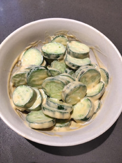 A picture of Cucumber Salad.