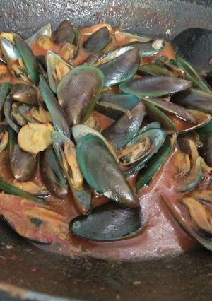 Foto resep Kerang Hijau Saus Padang