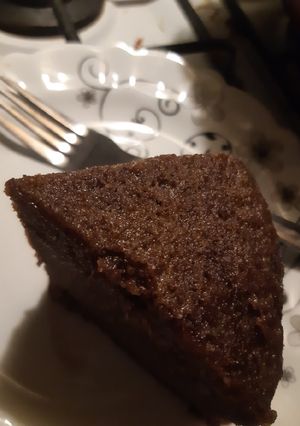 عکسی از دستور کیک خیس شکلاتی