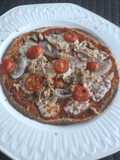 Pizza con base de fajita integral