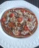 Pizza con base de fajita integral