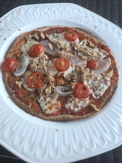 Una foto de Pizza con base de fajita integral