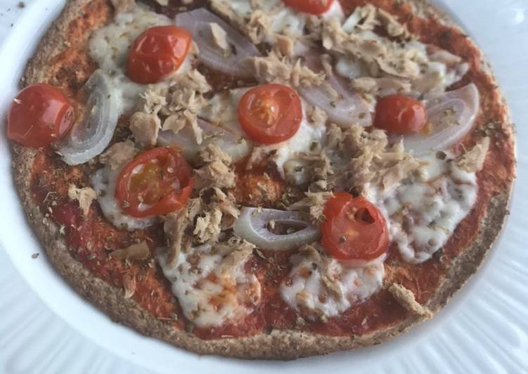 Pizza con base de fajita integral