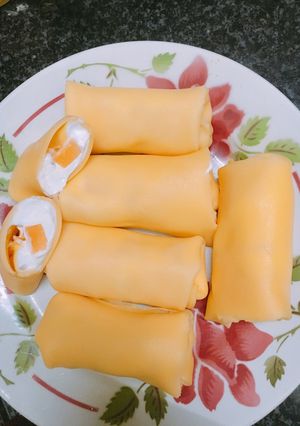 Hình của món Crepe xoài.