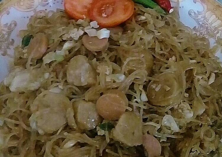 Resep Bihun goreng singapura yang sempurna