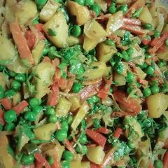 A picture of Mix sabzi.