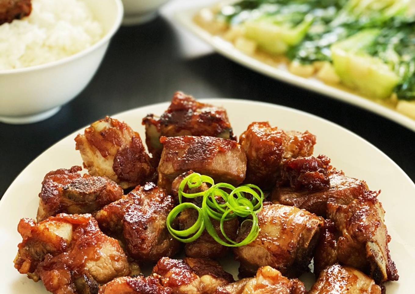 Tomato Ketchup Fried Pork Ribs