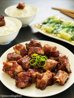 A picture of Tomato Ketchup Fried Pork Ribs.