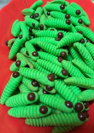 Foto resep Caterpillar cookies