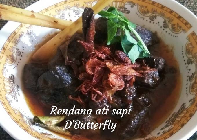 Yuk intip, Bagaimana cara membuat Rendang ati sapi  lezat