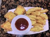 ناجتس الفراخ مع صوص الباربكيو والبطاطس فريسكاس🍟🤩