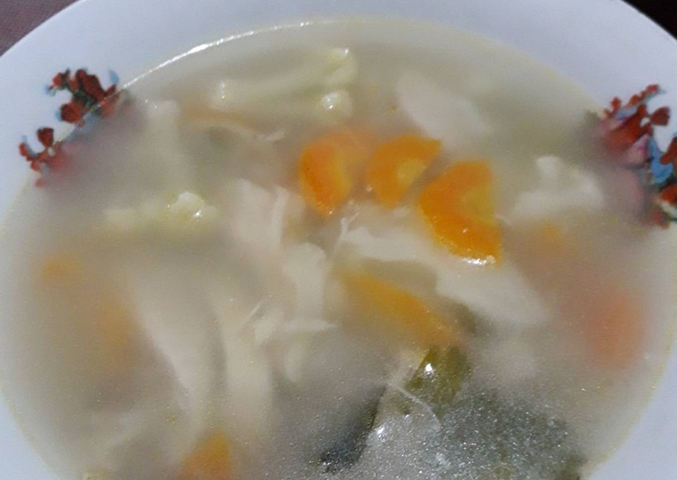 Sup ayam sederhana#resep pertamaku
