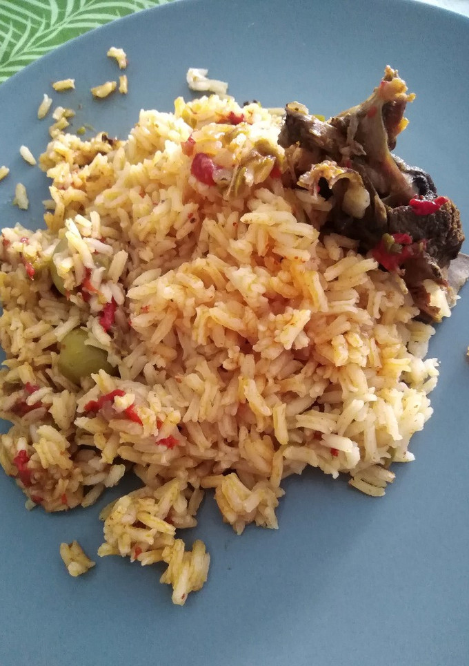 Una foto de Arroz con paloma