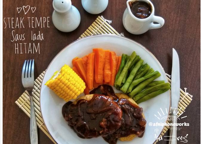 Steak Tempe Saus Lada Hitam