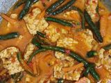 Lodeh tempe Cabai hijau (besengek)